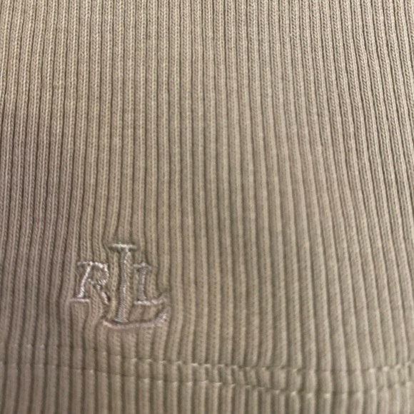 Lauren Ralph Lauren ribbed 100% cotton tank top in size medium. - Picture 4 of 11